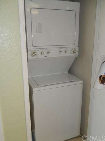 Stackable Washer  & Dryer Included.