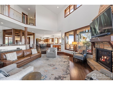 great room with view of kitchen