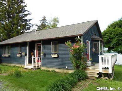 Exterior Back. Home facing the road.