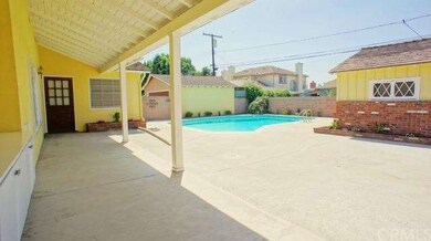 Back porch and pool view