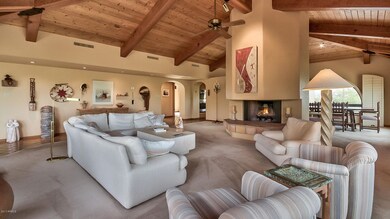 Dramatic fireplace