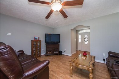 Family room looking toward front foyer.