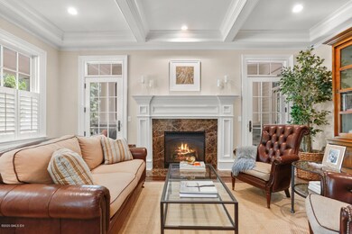 Living Room With Fireplace