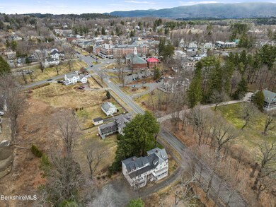 Aerial View Overlooking Downtown