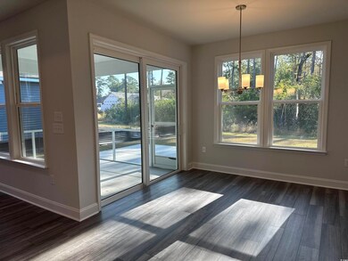 Unfurnished dining area with plenty of natural lig