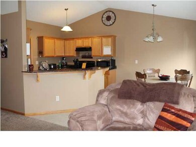 Dining area with eating bar