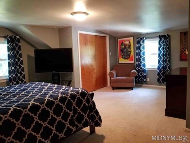 Bedroom sitting area.