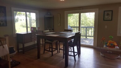 Open dining room area