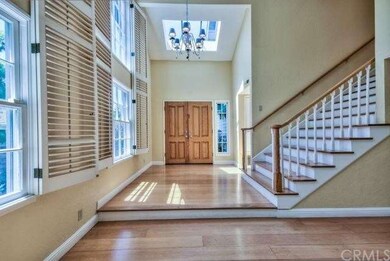 Formal entry with Double Doors & Skylight