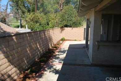 Patio is private