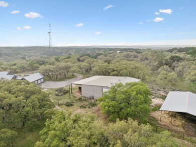 Aerial view with a forest view