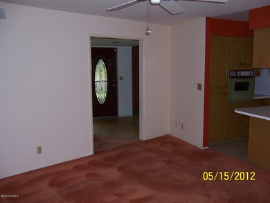 living room to front door