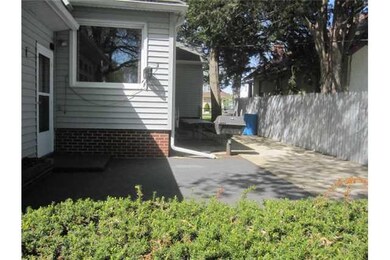 Exterior Front. Patio and fenced yard