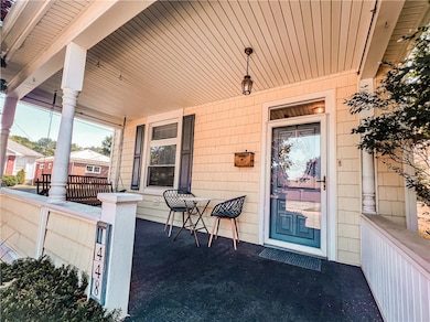 Relax on your covered front porch!