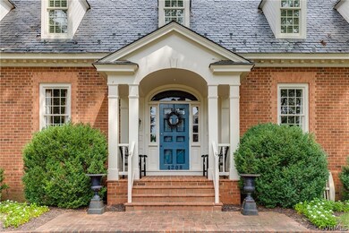 Covered front entrance