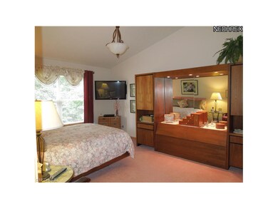Private Master with Vaulted Ceiling!
