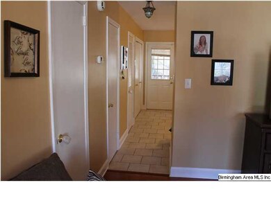 Hall with Half Bath