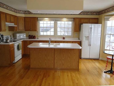 Kitchen. Kitchen features Light Oak cabinets - ple