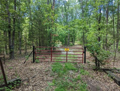 Gate at the front of the property