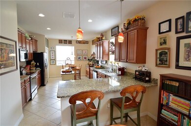 Kitchen view from dining room