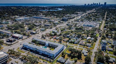 Aerial view of property
