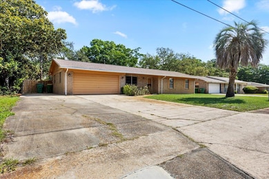 Front with Oversized Driveway