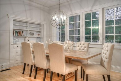 Formal dining space.