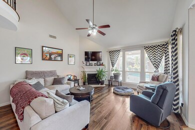 Spacious living room with lots of natural light