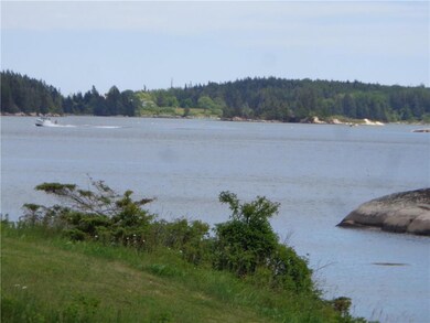 View of lobster boat from the shore...