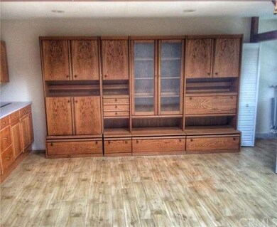 Converted garage. These cabinets are not built in 