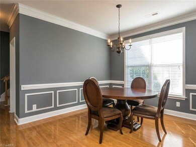 This lovely formal dining room is a great place to entertain.