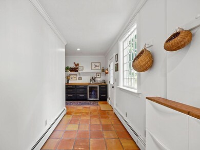 Entry and coffee bar