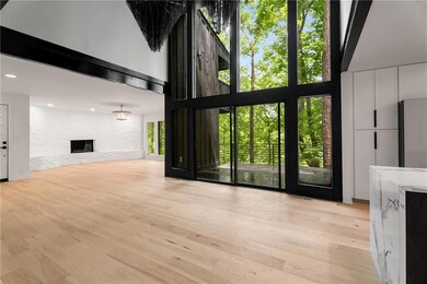 Light filled open concept layout with three story 