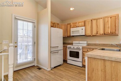 Natural wood finish cabinets
