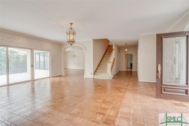 Spacious Foyer in between the Dining Room and Livi