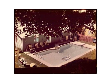 Swimming Pool/Hot Tub/Sauna. Vintage picture of po