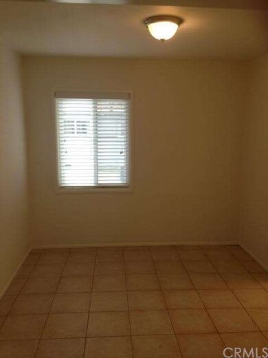 Seperate eating area with tile. 