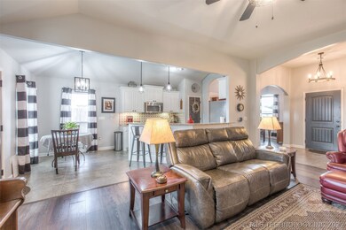 An abundance of natural lighting throughout.