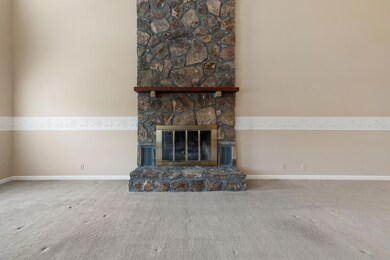 Stone Fireplace