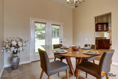 French doors to the backyard