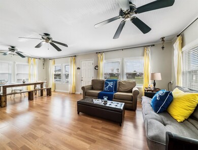 Nice open living/dining area with GREAT views.