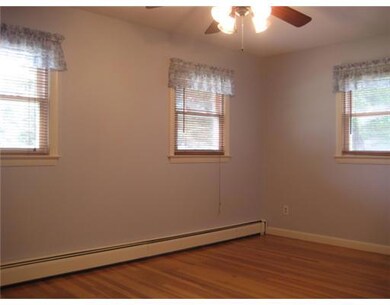 Bedroom. The front bedroom is generously sized and