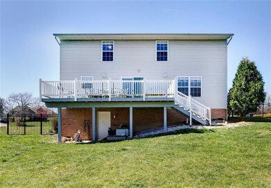 Exit the kitchen/familyroom area and enjoy a barbe