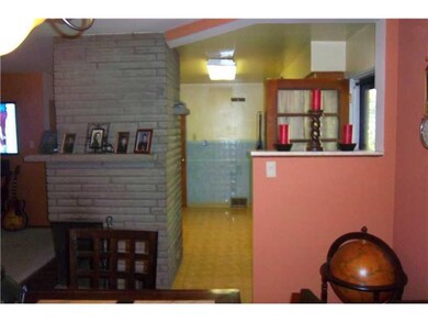 Kitchen. This view is from the dining room to the 