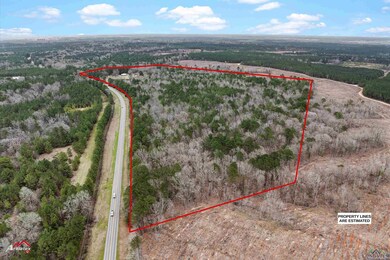 Birds eye view of property featuring a view of trees
