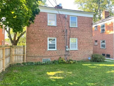 View of home's exterior with a lawn