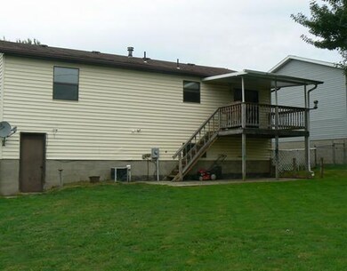 Exterior Back. view of the house from the rear yar