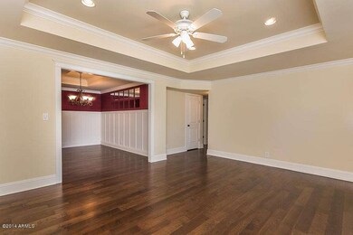 Beautiful Floors and Coffered Ceiling