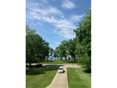 View from 2nd floor balcony looking at Lake Erie.