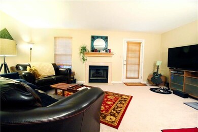 Open living area with many options for furniture c